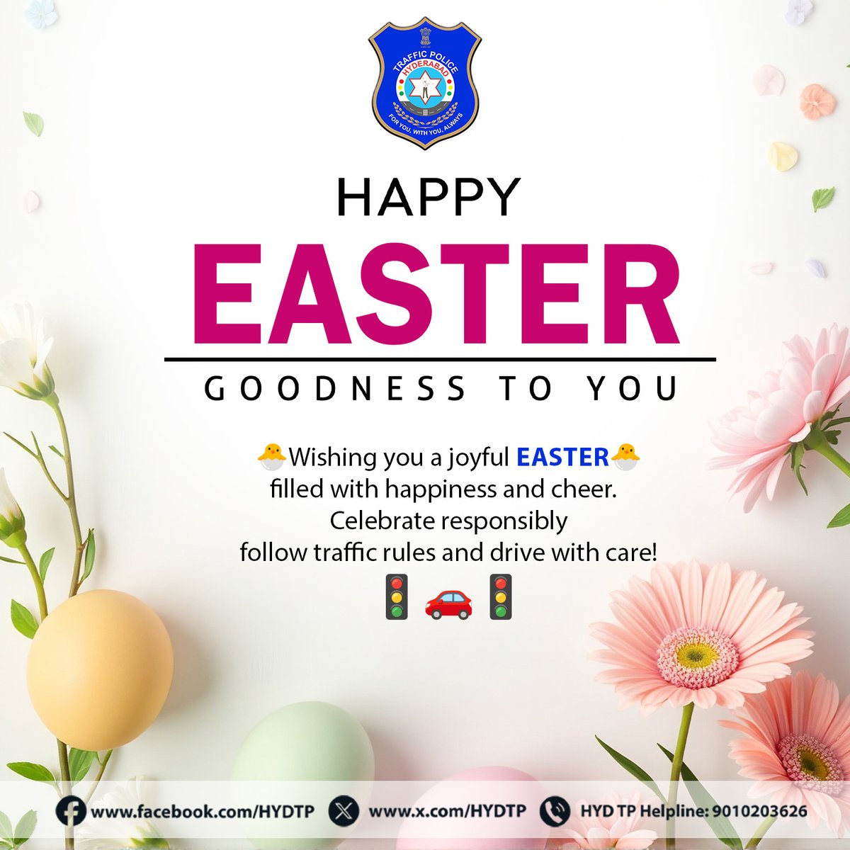 #HYDTPgreetings
Wishing you a joyful #Easter filled with Love &amp; Laughter.
#EasterSunday #Easter2025
