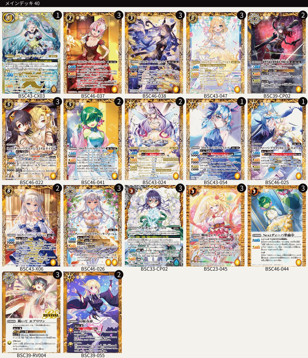 zero_o_g_'s tweet photo. 今回も参加させていただきました！
デッキはリヴィー使いたいなという事でこんな感じにしました☺️
結果は2勝2敗でしたがリヴィーの4点パンチ×2回で一気にライフ5点消し飛ばせて最高でした😆

久しぶりに会う人や初参加の方もいて楽しかった😆
運営の皆さん、参加者の皆さんありがとうございました‼️ https://t.co/m101f8JryO