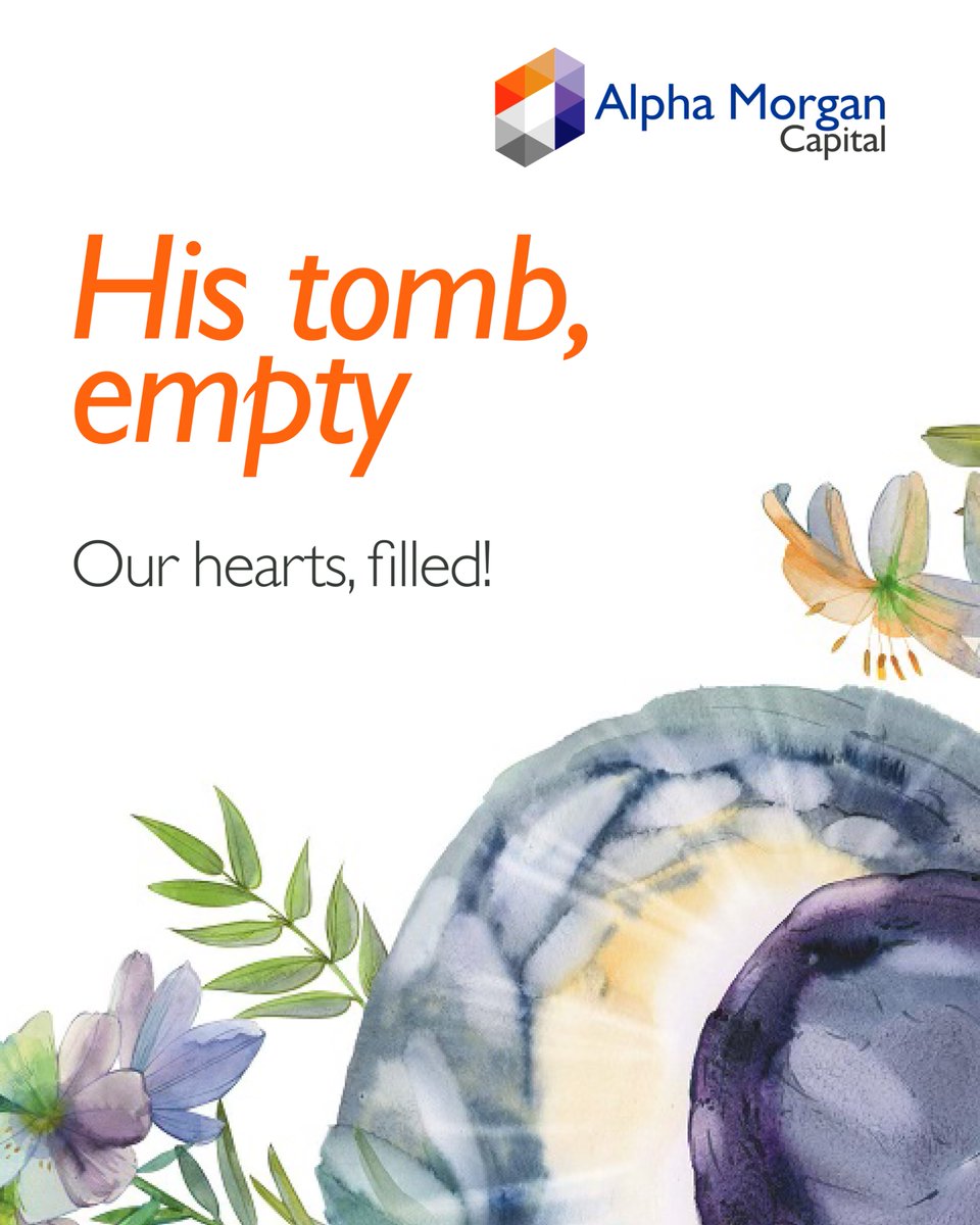 This Easter, we celebrate the triumph of hope, renewal, and God’s unwavering love. May this season fill your heart with joy, your home with peace, and your life with divine favour.

Happy Easter from all of us at Alpha Morgan Capital✨🕊️

#EasterSunday
#AlphaMorganCapital