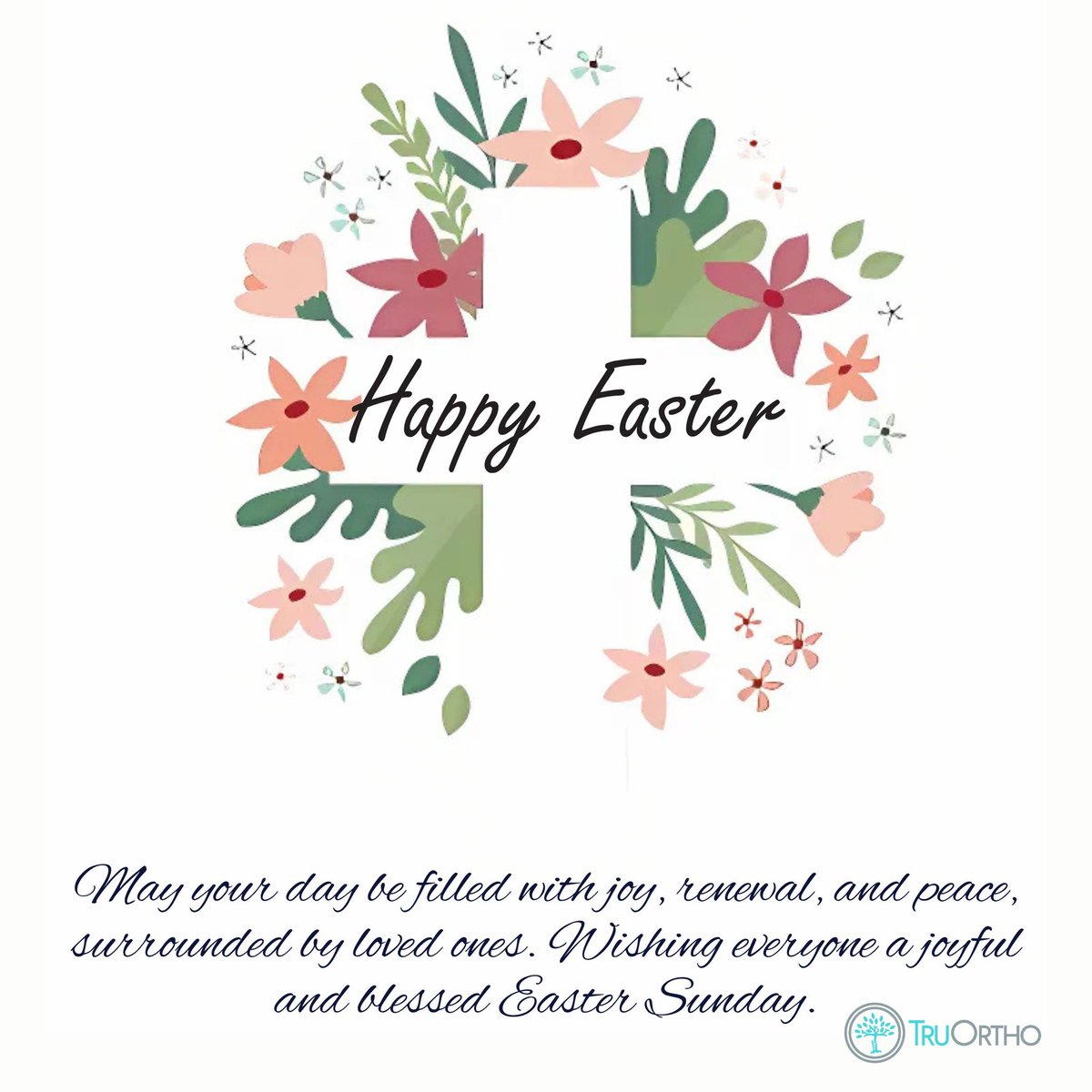TruOrthoSA's tweet photo. Wishing You a Blessed Easter from All of Us at TruOrtho!
May your Easter be filled with peace, joy, and time well spent with loved ones.
From our family to yours—Happy Easter! https://t.co/rcAargWL3R