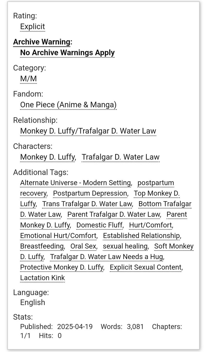 Angellan2a's tweet photo. The postpartum fic nobody asked for (not even me)
#lulaw #lulawlu #translaw
Read the tags 🫶
🔗⬇️ https://t.co/AVgKCWr0IJ