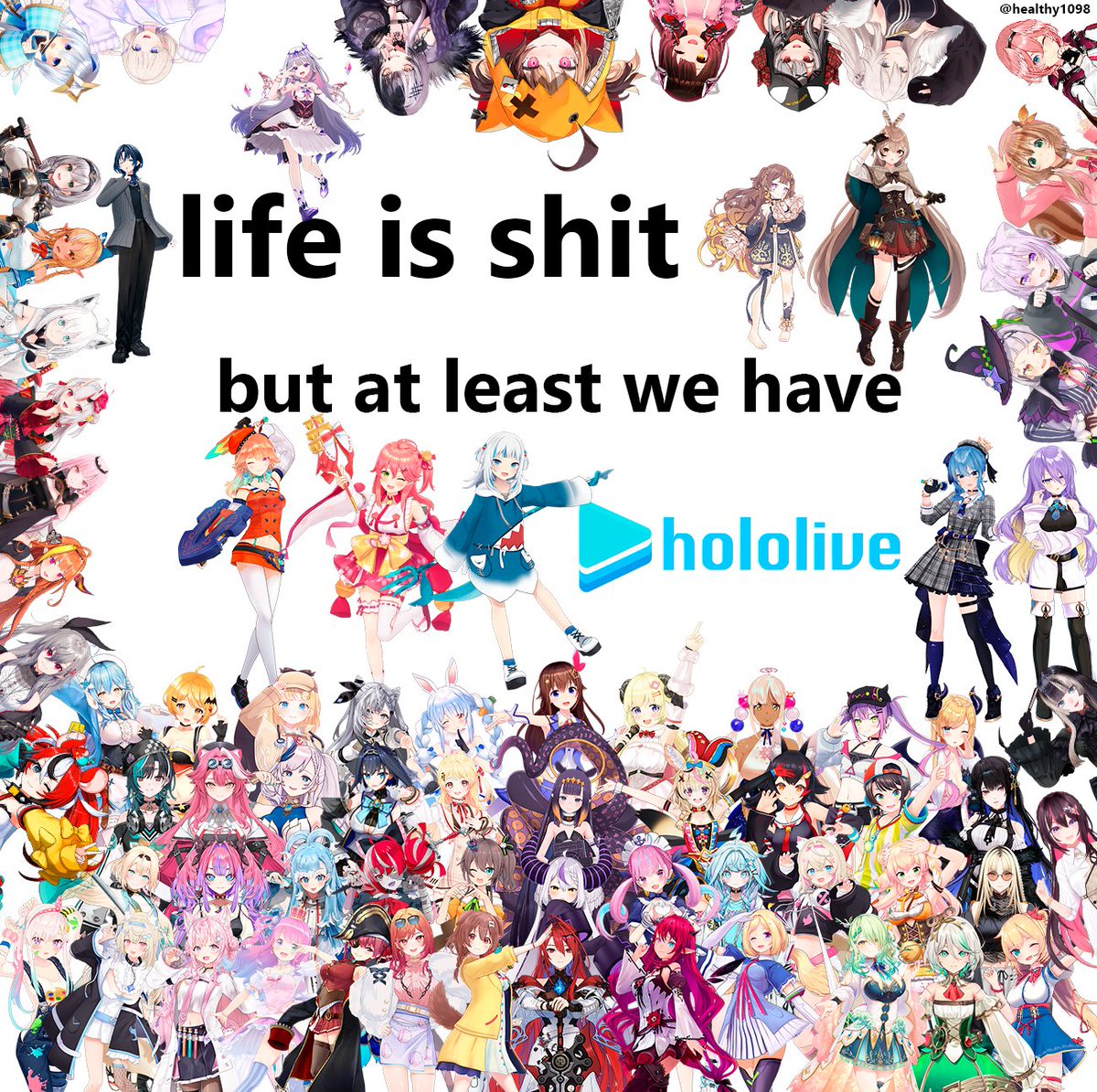 Healthy1098's tweet photo. Man, I love Hololive!! 💜💜 https://t.co/1exE8572OG