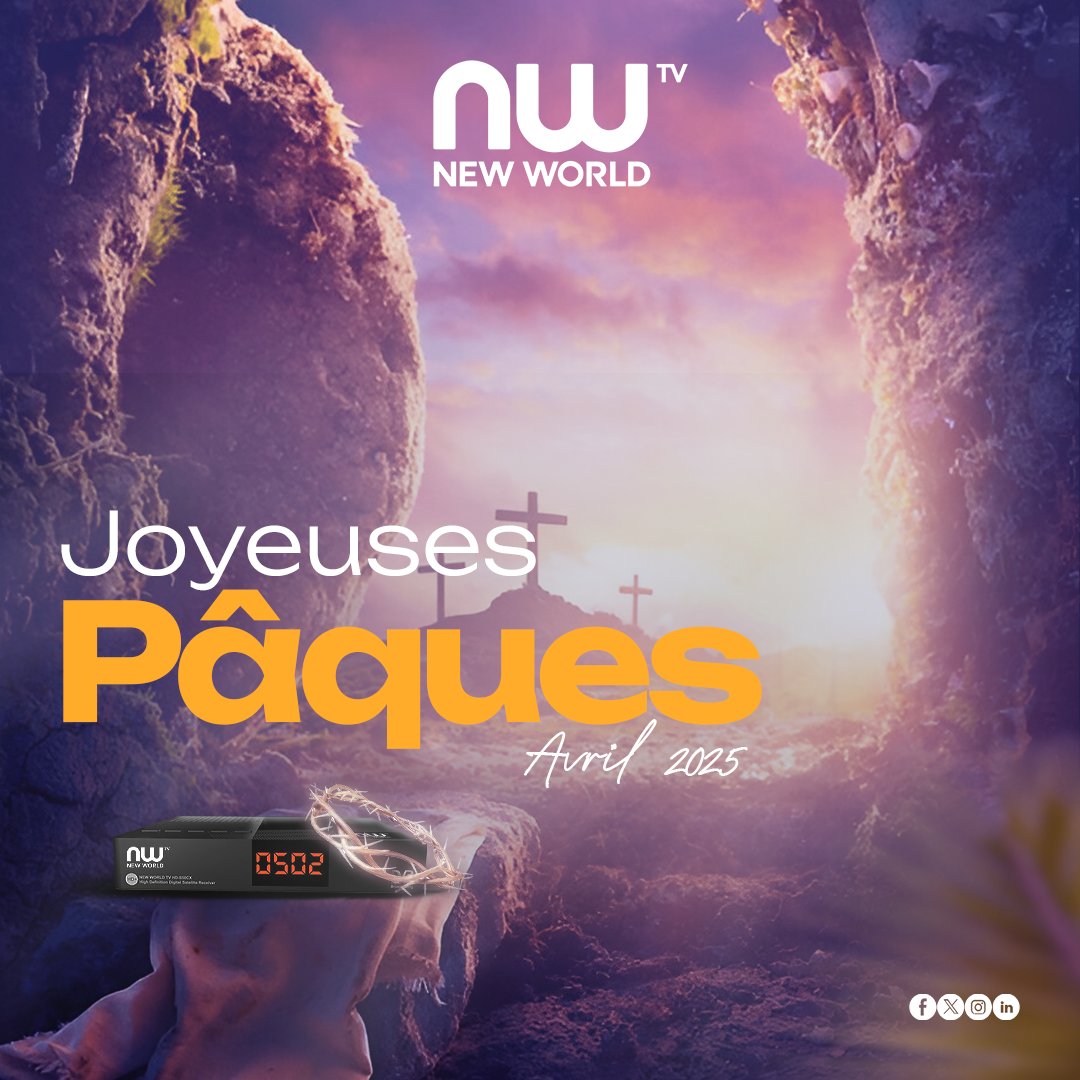 Pâques n’est pas qu’un dimanche sucré… c’est le rappel que même l’impossible peut renaître.

Joyeuses Pâques à tous nos téléspectateurs !

#newworldtv #easter #easter2025 #paques #holydays