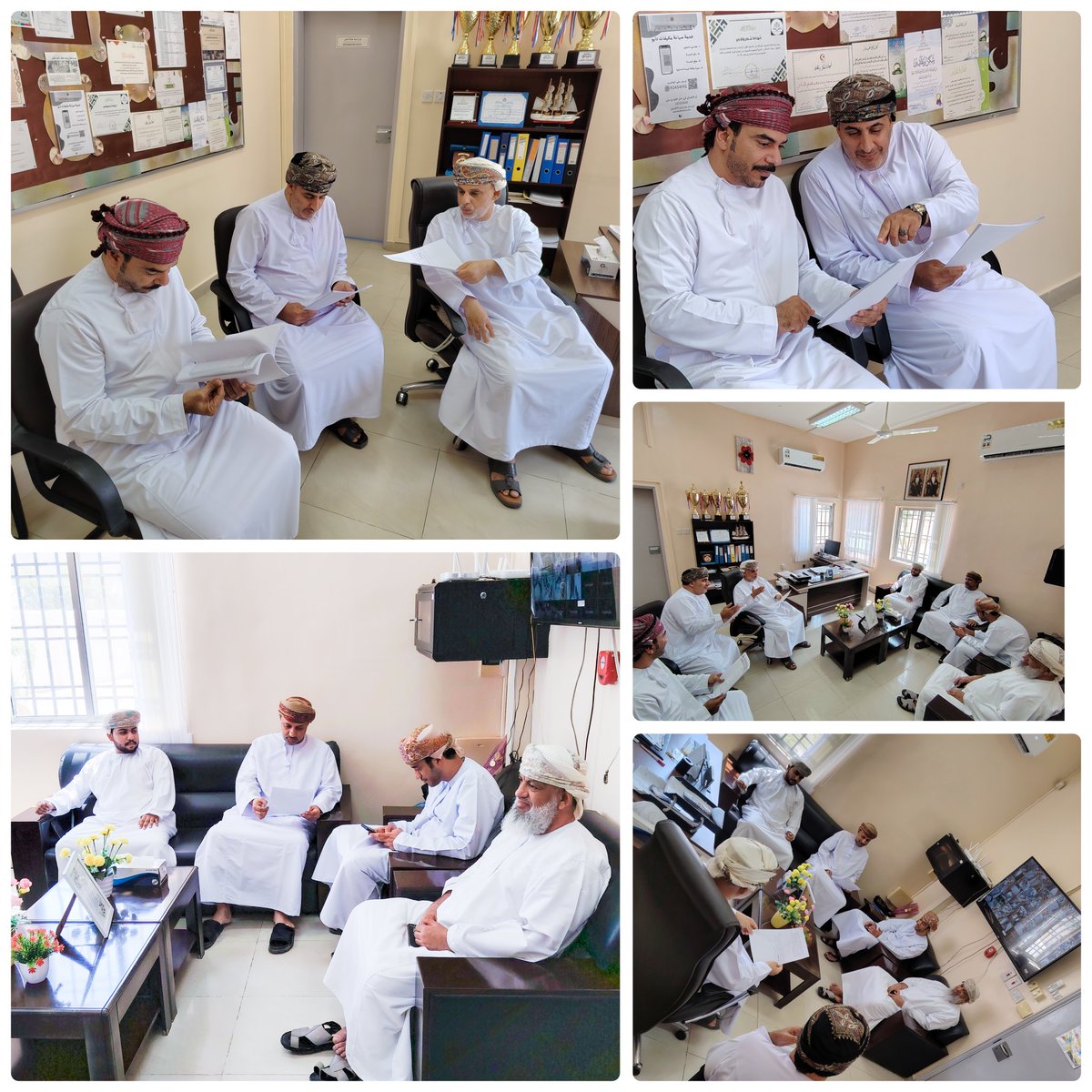 إجتماع لجنة تطوير الأداء المدرسي لمناقشة استطلاع آراء أولياء الأمور والطلبة والمعلمين في الحياة المدرسية وذلك سعيا لتطوير الأداء المدرسي والأخذ بالأفكار والمرئيات البناءة.
#مدارسنا_مستقبل_واعد
#فعاليات_تعليمية_مسقط
#تطوير_الأداء_المدرسي