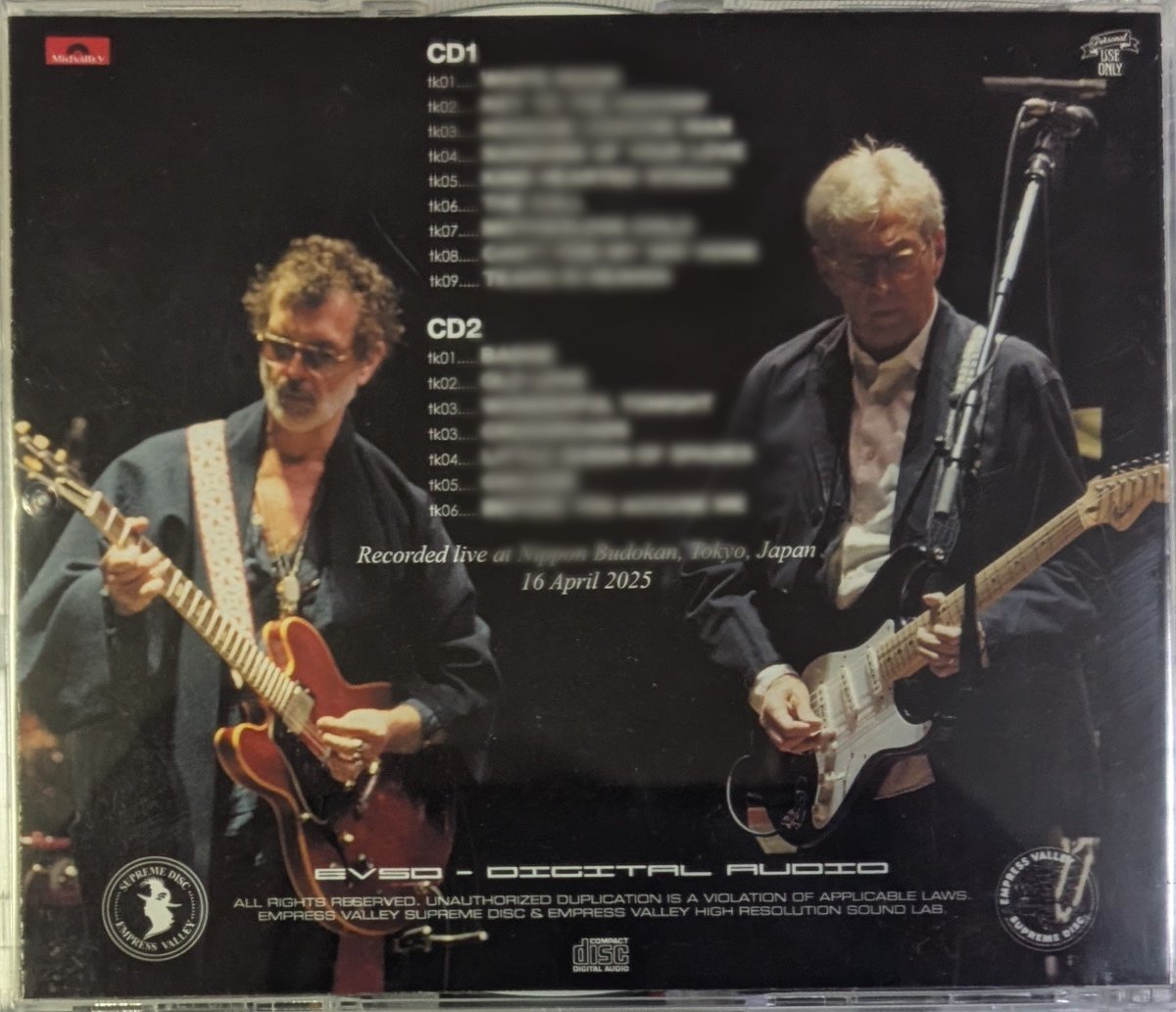 VALLEY MID ERIC CLAPTON | Red 西新宿レコード店 - Ring Clapton 0