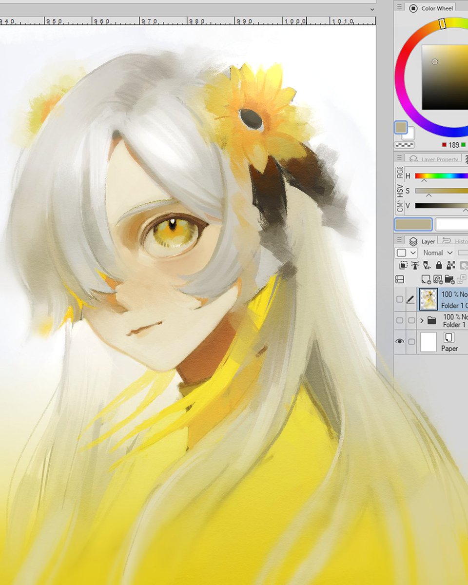 bakk_'s tweet photo. 🌻#ヰ世界情緒美術部 #ヰ世界情緒 https://t.co/gPKvzenxLa