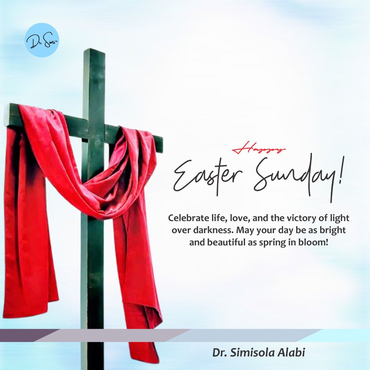 Easter reminds us that light always wins.
Here’s to hope, love, and renewal, today and always.

#EasterSunday #LightOverDarkness #Hope #Faith #DrSimi
