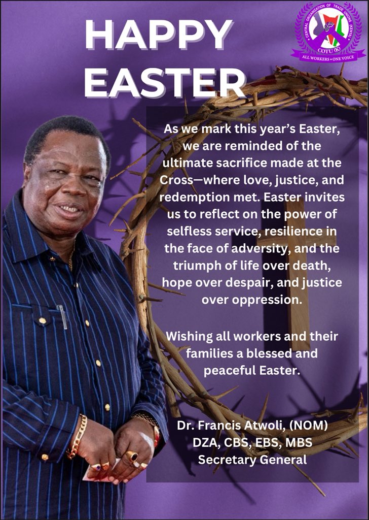 Francis Atwoli NOM (DZA), CBS, EBS, MBS. tweet media