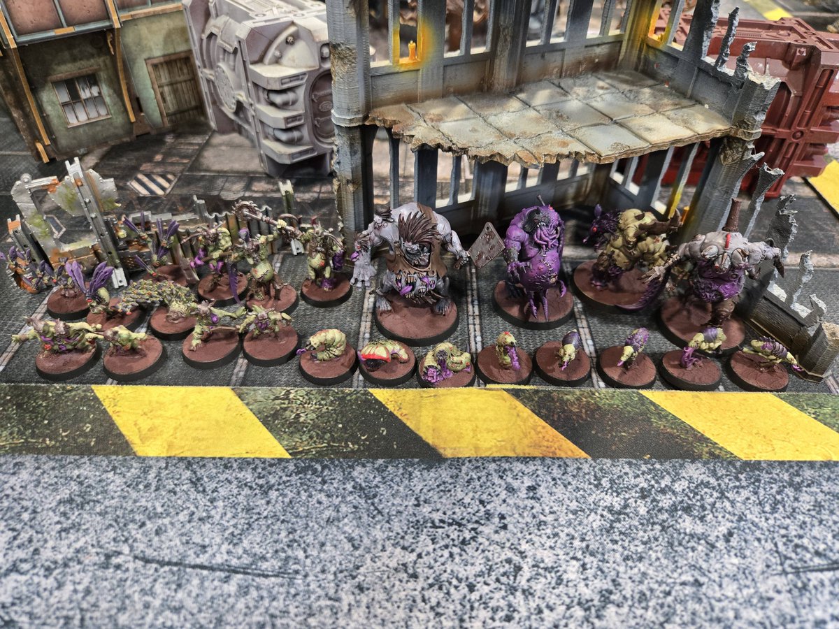 ForgottenForges's tweet photo. My Geller Pox Kill Team painted in one week. https://t.co/ZHhQiIV0mo