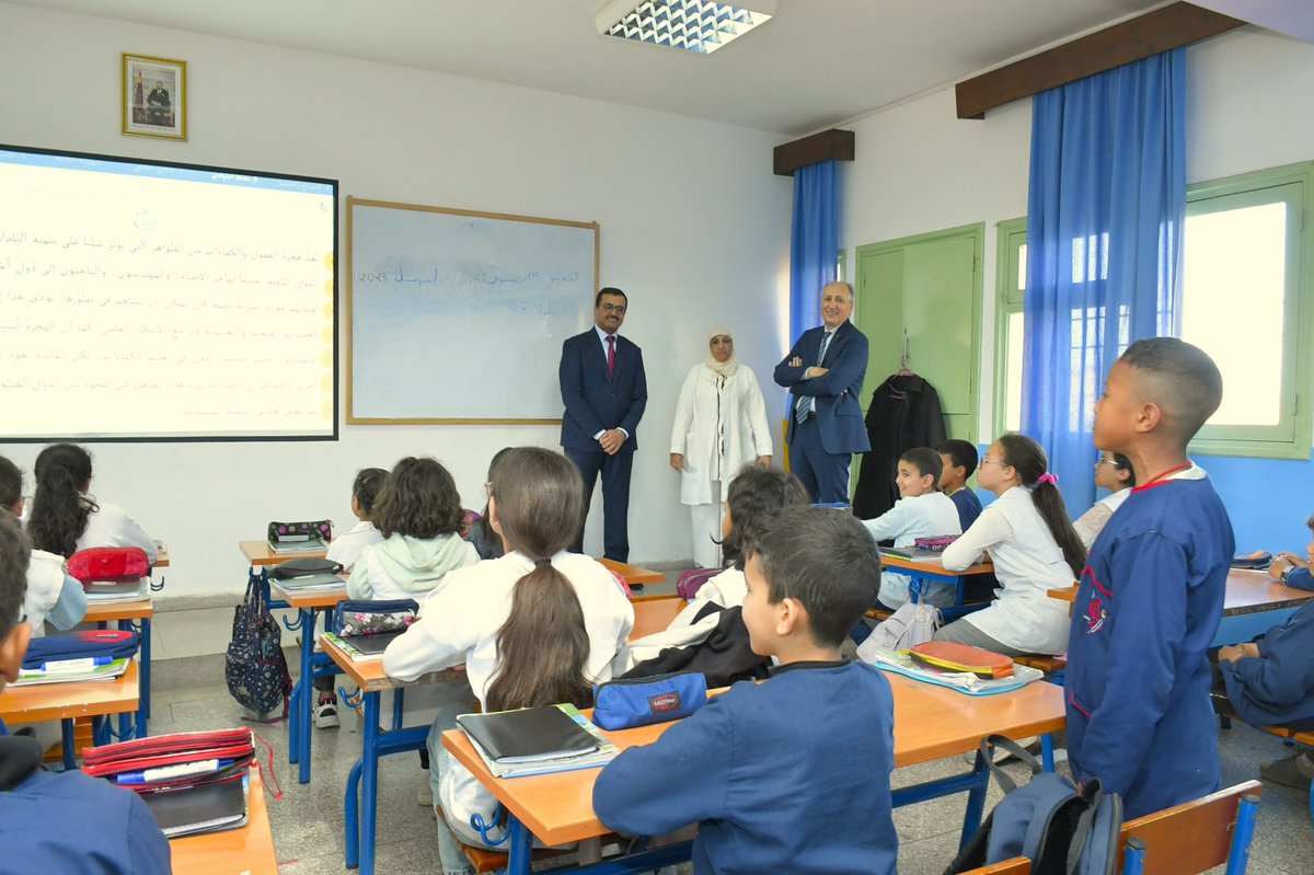 🔴 السيد وزير التربية الوطنية والتعليم الأولي والرياضة يشرف على إطلاق معرض "الضوء" بمدرسة الفقيه الغازي بالرباط.

✔️ التفاصيل: facebook.com/share/p/1UkPYk…