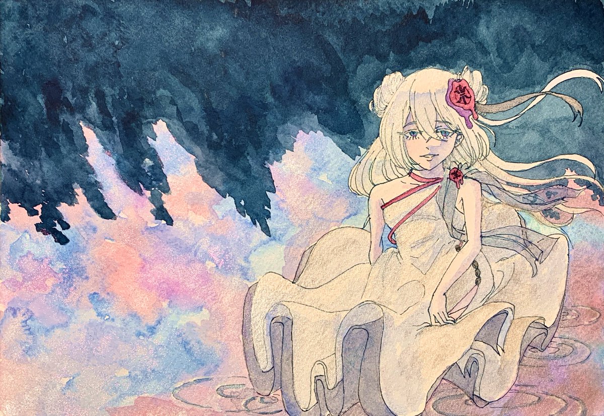 現の徒花
#水彩 #水彩イラスト #EleanorForte