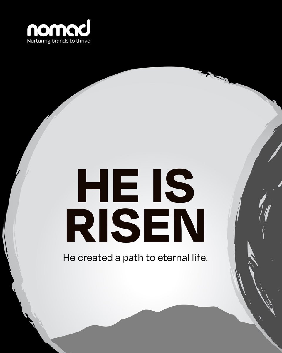 nomadghana's tweet photo. He is risen🙌. His resurrection created a path, let’s execute to receive joy, hope and countless blessings. 

#happyeaster #nomad #nomadghana #wenomad https://t.co/D8qy9t6EcS