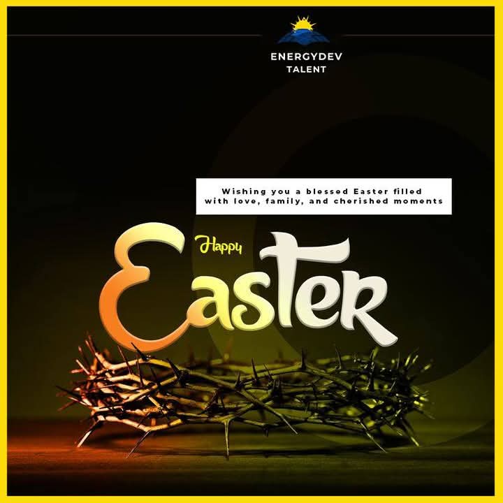 Energydevtalent's tweet photo. From all of us at EnergyDevTalent, wishing you a joyous Easter Sunday filled with love, laughter, and cherished moments with family and friends.
#eastersunday #energydevtalent #easterday #heisrisen https://t.co/jitMWEfGiq