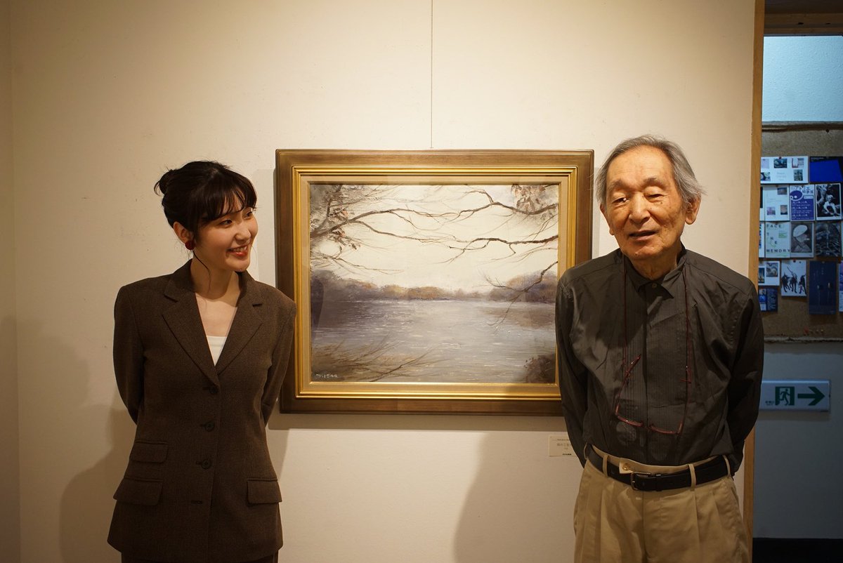 悳 俊彦さんの絵 橋 油彩画 悳 俊彦さんの絵 橋 油彩画