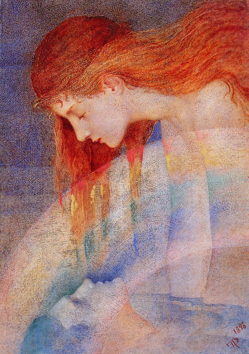 ArtorOtherThing's tweet photo. Love’s Testament, 1898 by Phoebe Anna Traquair (Irish, 1852–1936) https://t.co/XPtDotm81W