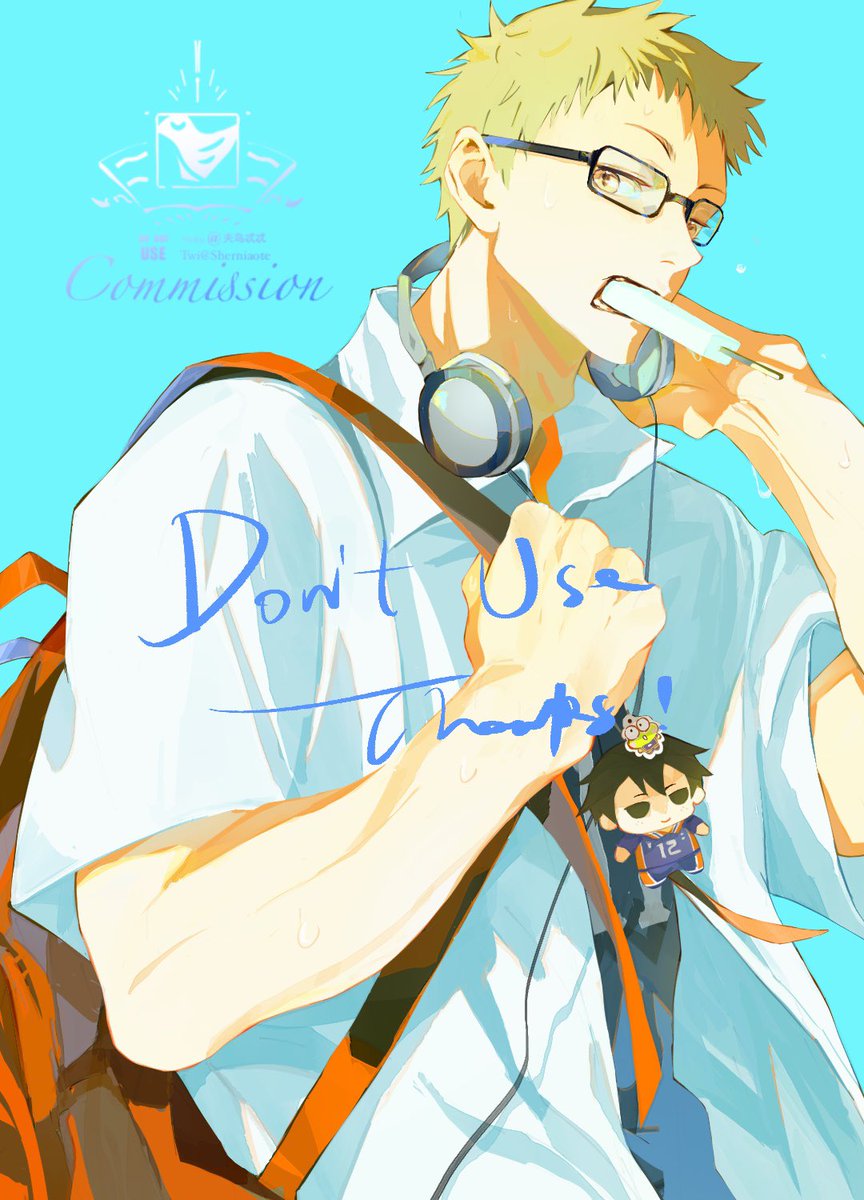 sherniaote's tweet image. #tsukisimakei  #Haikyuu 
月岛萤🩵💛