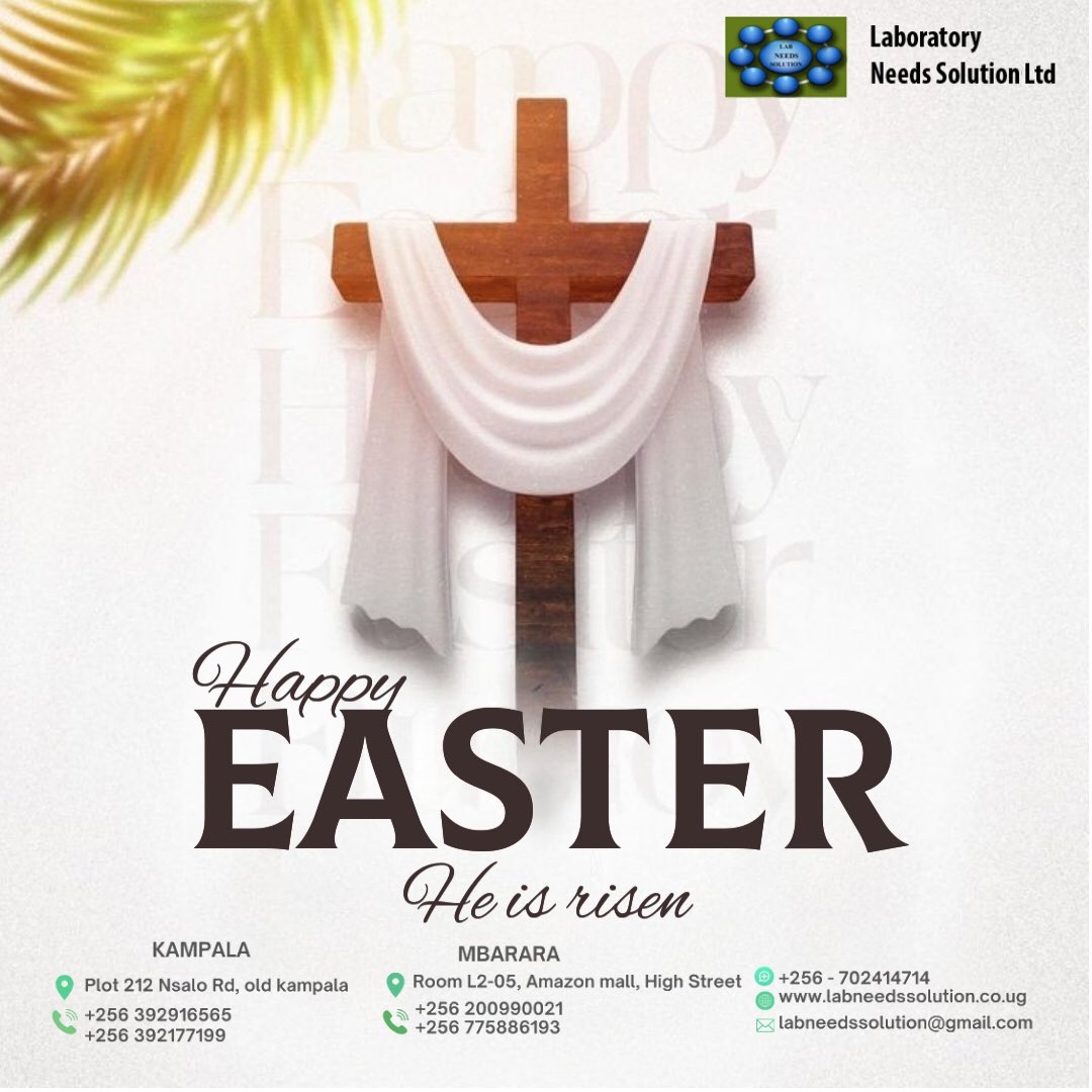 LabNeeds's tweet photo. He is risen! Wishing you a joyful Easter filled with hope, renewal, and peace. #EasterSunday  #Easter https://t.co/gTsdAB3ITO