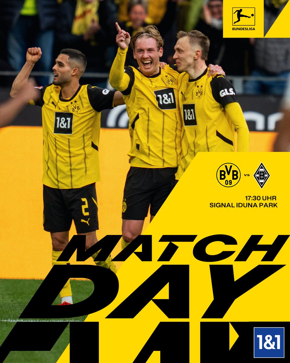 ‼️SPIELTACH‼️

Es zählt nur ein Heimsieg! 💥

🆚 <a href="/borussia/">Borussia</a> 
⏰ 17:30 Uhr
📍DORTMUND
🖥️ <a href="/DAZN_DE/">DAZN DE</a> 
#️⃣ #BVBBMG
