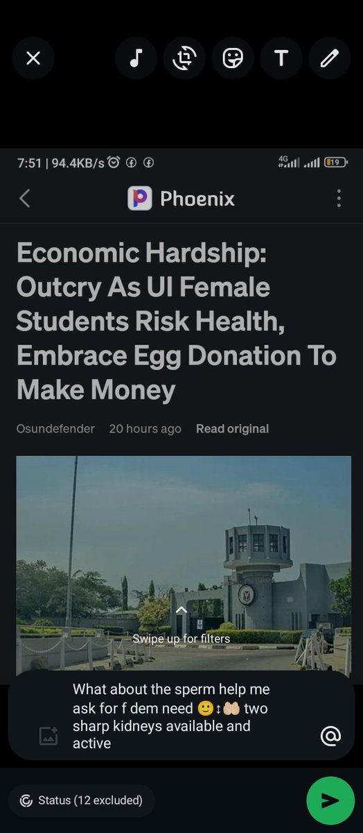 GabeMomo's tweet photo. What about the sperm help me ask if them still need and two sharp kidneys available and active 🤲🙂‍↔️
##health #trading #efcc #Yahoo https://t.co/lP0IwqAgb2