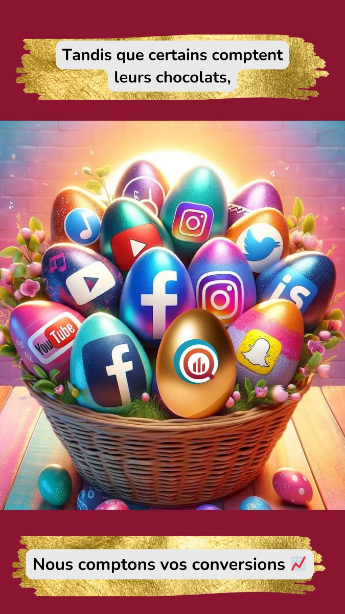 digiqo's tweet photo. 🐰 À Pâques, certains cherchent des œufs… Nous, on vous trouve des clients. 🚀 https://t.co/7BUhSIcLR5