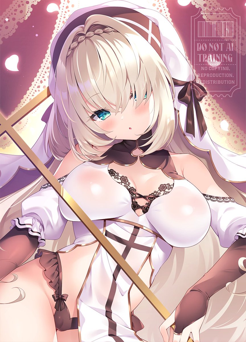 「清楚すぎる金髪聖女ちゃん𓆩 ✞ 𓆪 」|なのはなこひな🌸のイラスト