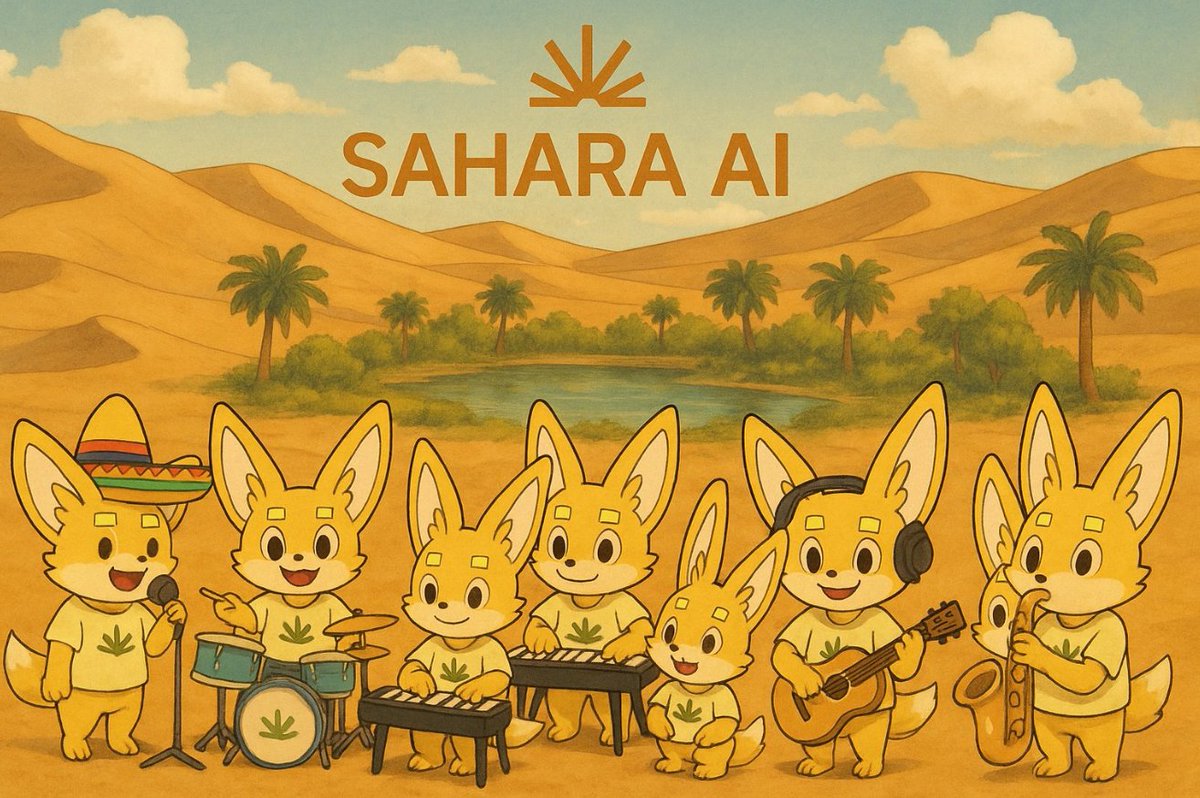 Mannatural78's tweet photo. Deep in the scorching Sahara, a melody drifts from an oasis — it's the Bitsy band, playing from the heart🌞📷@saharaai #SaharaAI #AIBuilder #Web3 https://t.co/p2GBF868yr