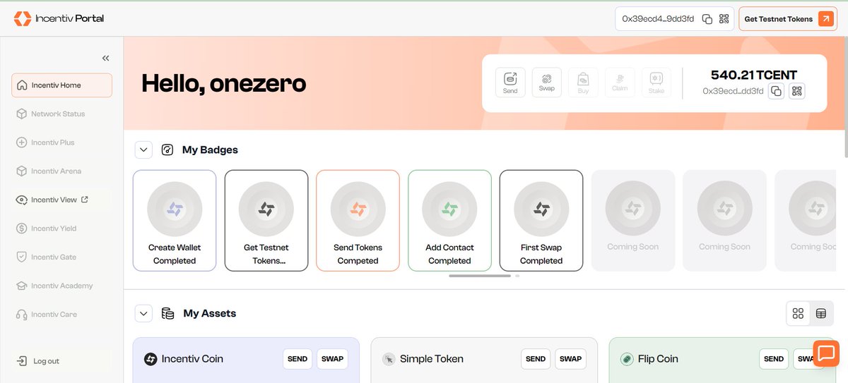 Just dived into Incentiv Testnet and Account Abstraction is🔥🔥🔥
Now crossing fingers for Exclusive Testnet Access + 6,000 $TCENT!

Feeling lucky? Join the fun: discord.gg/incentiv
<a href="/Incentiv_net/">Incentiv</a>