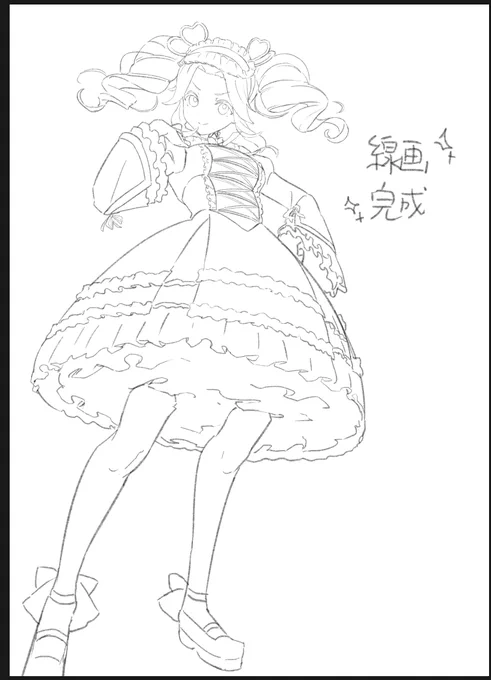 線画です!

【作業配信】四国めたんさんを描くぞ!【イラスト】 https://t.co/XfbLPO18pO via @YouTube 