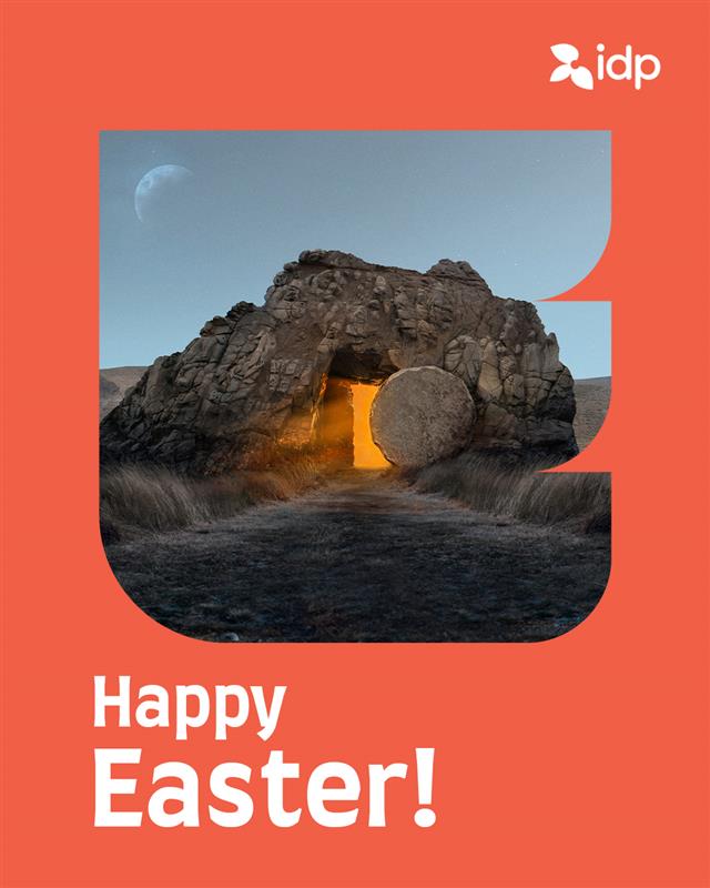 IDPEduNigeria's tweet image. He is alive, Let your study abroad dreams come alive!
Happy Easter Celebration from IDP Education.

#Easter #IDPEducation #StudyDreams