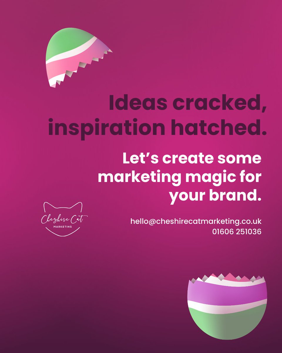 Cat_Marketing's tweet photo. Happy Easter! 🥚

To celebrate, we’ve hidden a little gift in each egg - because we’re all about brilliant ideas with a playful twist.

Pick an egg. Swipe to crack it. Then, comment below which one you cracked and which social media prompt or content idea you’re running with!👇 https://t.co/hkRxjNkWFZ