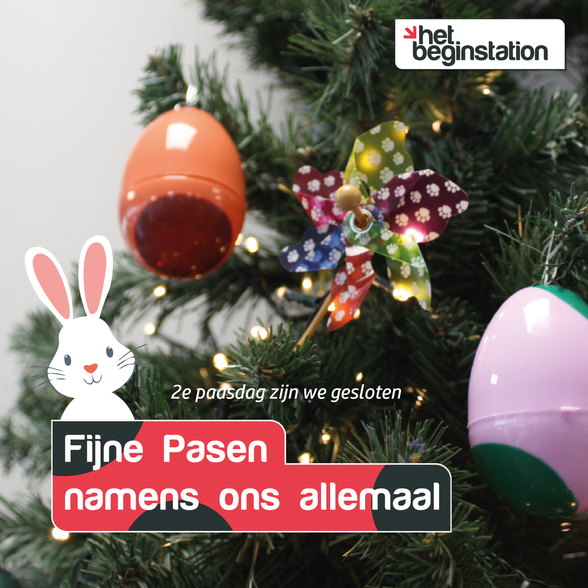 Beginstation's tweet photo. Een nieuw seizoen, een nieuw begin. Fijne Pasen namens ons allemaal bij Het Beginstation!
🔧 Tweede Paasdag zijn we er even niet,
📅 maar vanaf dinsdag draaien we weer op volle toeren!
#FijnePasen #DuurzaamWerk #NieuweKansen #HetBeginstation #SocialeImpact https://t.co/a12jpG1Khx