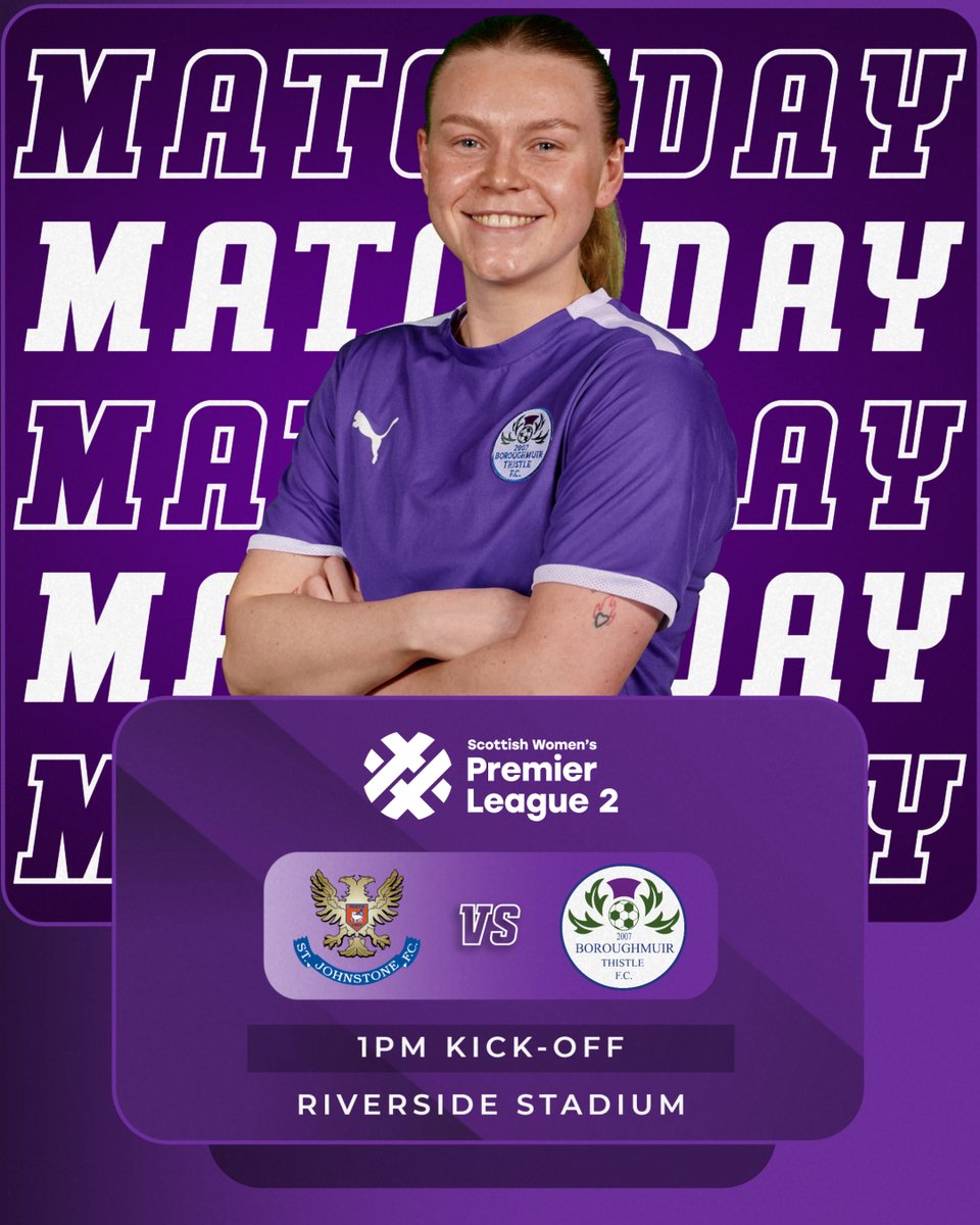 Boroughmuir Thistle (@btfc07) on Twitter photo Back on the road again...
π <a href="/stjwfc/">St Johnstone Women FC</a>
π <a href="/SWPL/">Scottish Women's Premier League</a> 2
π 1pm KO
ποΈ Riverside Stadium, PH1 3BP
ποΈ PATG via CASH ONLY
π· Β£5/1
π² Key updates via <a href="/ThistleLive/">Thistle Live</a>
#BTFC π£ Back on the road again...
π <a href="/stjwfc/">St Johnstone Women FC</a>
π <a href="/SWPL/">Scottish Women's Premier League</a> 2
π 1pm KO
ποΈ Riverside Stadium, PH1 3BP
ποΈ PATG via CASH ONLY
π· Β£5/1
π² Key updates via <a href="/ThistleLive/">Thistle Live</a>
#BTFC π£