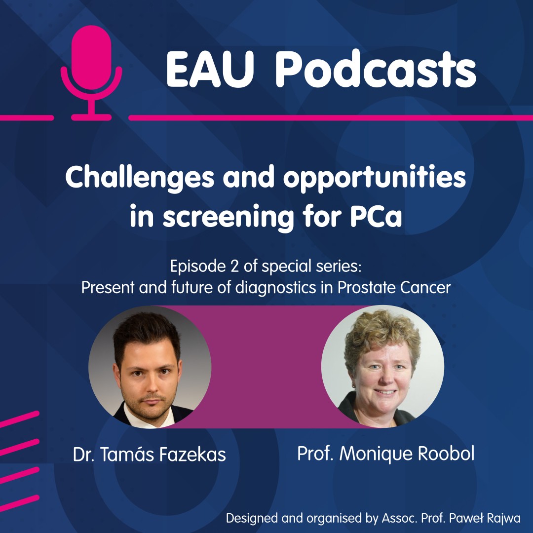🎧 In this week's #EAUPodcast, Prof. Monique Roobol (NL) and Dr. Tamás Fazekas (HU) discuss the ongoing debate surrounding prostate cancer screening, and what is the best way forward?

Listen to learn more 👇
uroweb.org/education-even…