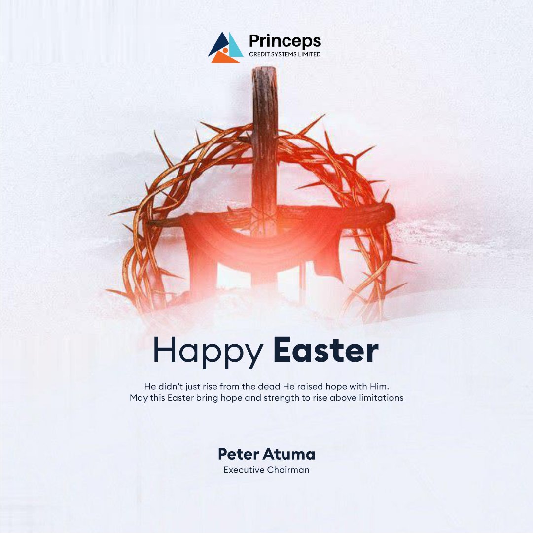 princepscsl's tweet photo. He is Risen, Share the Joy!!!
May this Easter Sunday be a gentle reminder that no sacrifice is ever in vain, and love always finds a way.
#EasterHope #HePaidItAll #PrincepsReflects #Easter #Eastersunday #PCSL #corperwallet https://t.co/Q6MRXAHgQ0