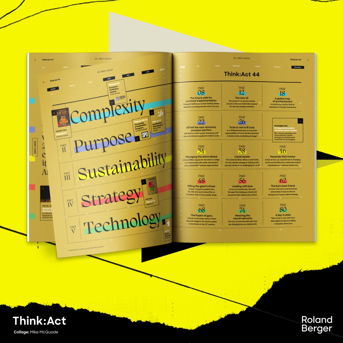RolandBerger's tweet image. #ThinkActMagazine is marking its 20th anniversary! 

To celebrate, we’re taking a look at the key enduring themes which were as relevant to your organization back in 2004 as they will be in 2044: 

✅ #Complexity – how to adapt in an uncertain world 
✅ #Purpose – the core