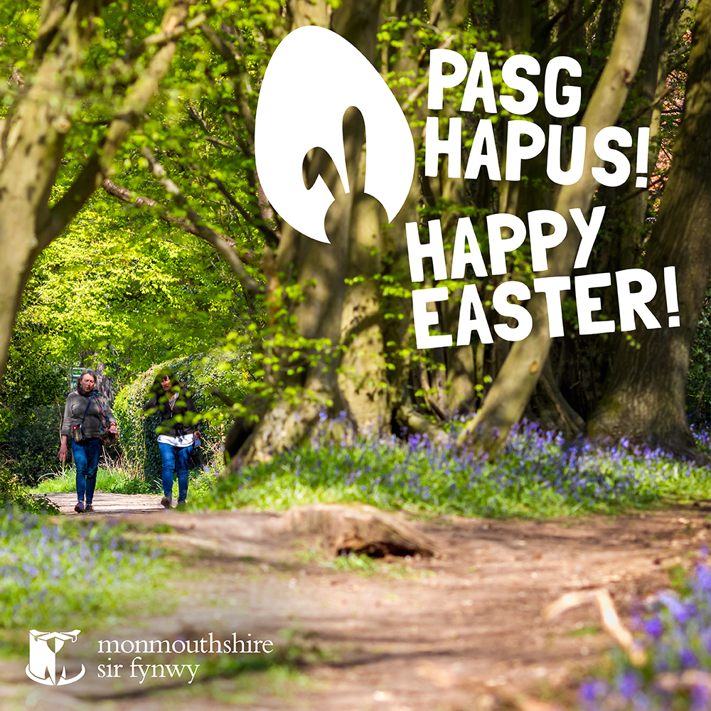 Happy Easter from all of us at Monmouthshire County Council 🐣
For some great ideas on places to visit in Monmouthshire this Easter, visit 👉 visitmonmouthshire.com/whats-on/speci…