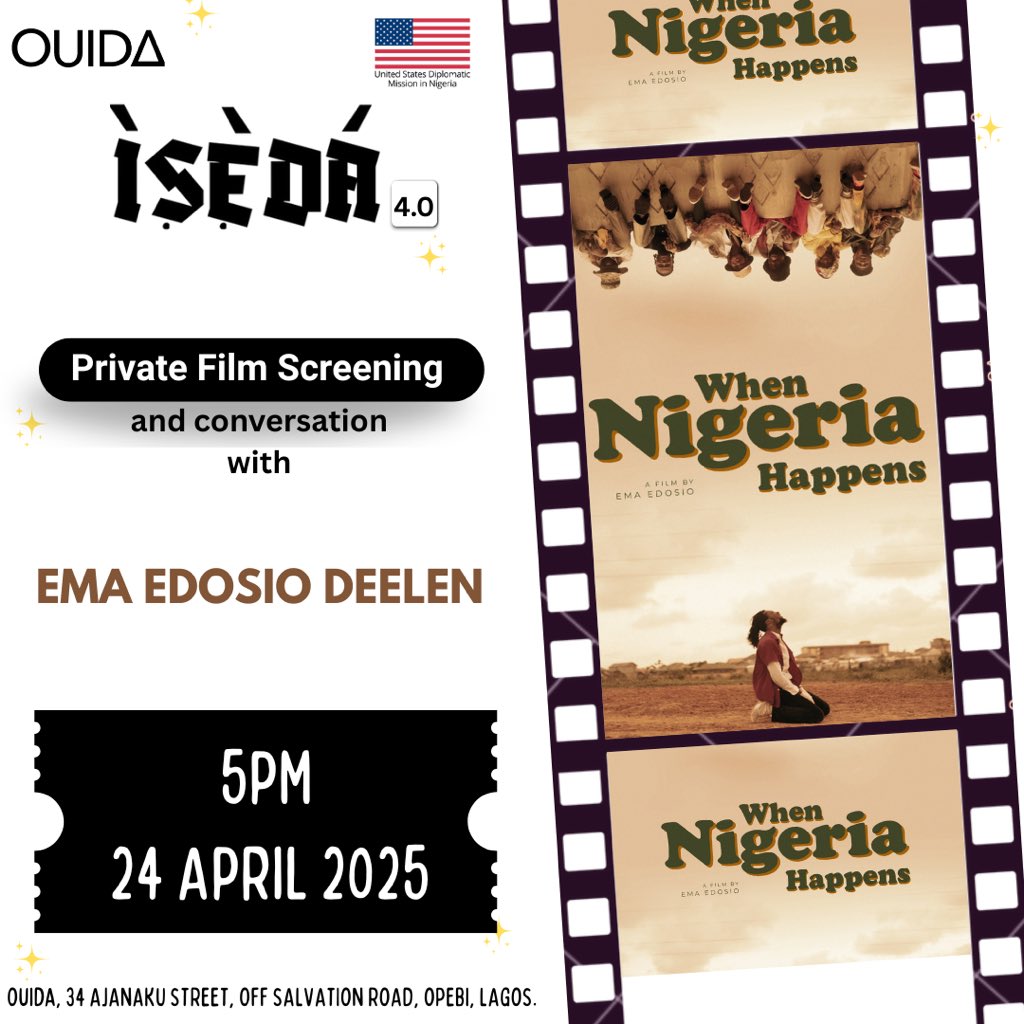 Ouida_Lagos's tweet photo. Join us this Thursday for the 4th edition of Iseda!!!
Kindly note that registration is important but payment will be made at the entrance.
N1000 for non members and free for members.
Tell a friend to tell a friend😁
#ouidalagos #iseda #ouida https://t.co/McGxSA9pDr