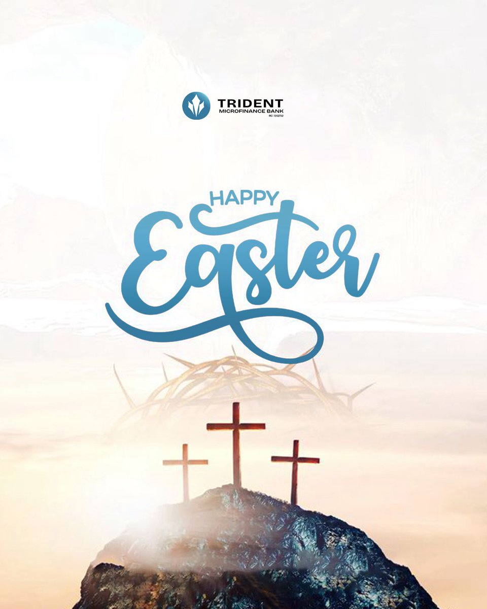tridentmfb's tweet photo. π° HAPPY EASTER, Caster!πΏ
May this season renew your hope and prosperity! π°βοΈ At Trident Microfinance Bank, weβre committed to your growth. DM us for financial solutions today!
#TridentBank #EasterJoy #FinancialFreedom #BankingForYou https://t.co/60tTrsbs96