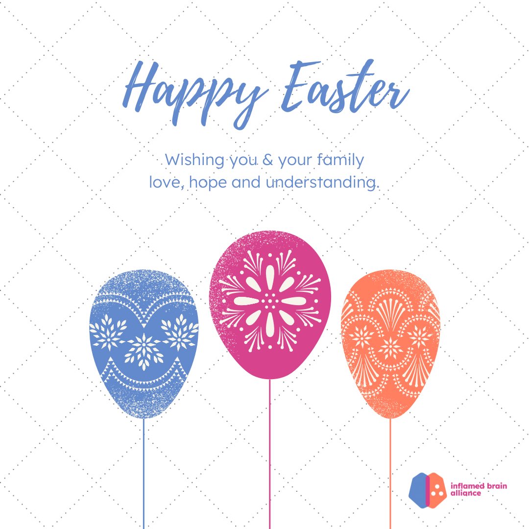 inflamedbrain_'s tweet photo. 🌸 Happy Easter from the Inflamed Brain Alliance!

This season of renewal reminds us of the hope we carry for every child, teen &amp; adult impacted by PANS PANDAS.

We’re excited for Unfolding PANS PANDAS—Canada’s 1st national conference!

#Easter #SpringHope #unfoldingPANS25 https://t.co/1BrObWXcTU