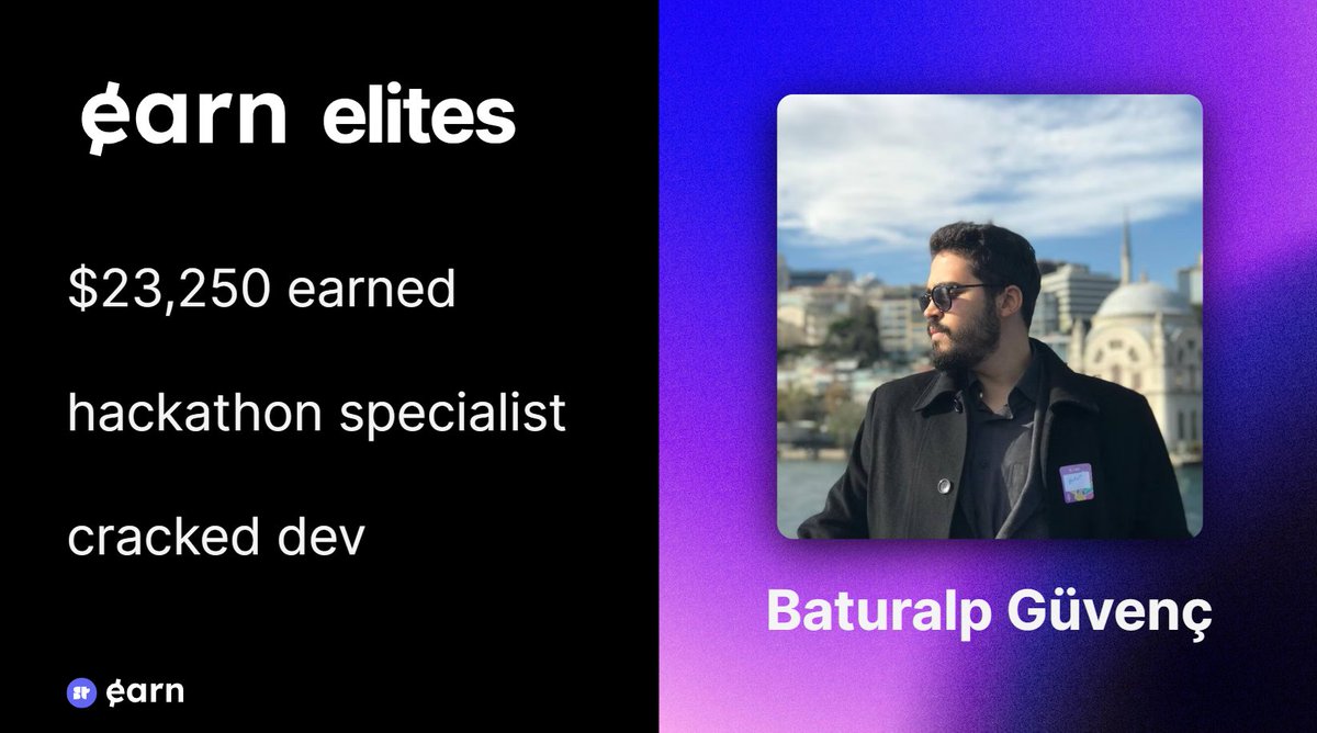 Superteam Earn (@superteamearn) on Twitter photo Many dream of winning at least one hackathon, but this legend has a stack of hackathon wins.
This is the story of <a href="/baturalpguvnc/">baturalp virjiλakrum</a>, the man who is always two steps ahead of everyone.
Read below — Baturalp dropping dev wisdom and his secret sauce for winning. Many dream of winning at least one hackathon, but this legend has a stack of hackathon wins.
This is the story of <a href="/baturalpguvnc/">baturalp virjiλakrum</a>, the man who is always two steps ahead of everyone.
Read below — Baturalp dropping dev wisdom and his secret sauce for winning.