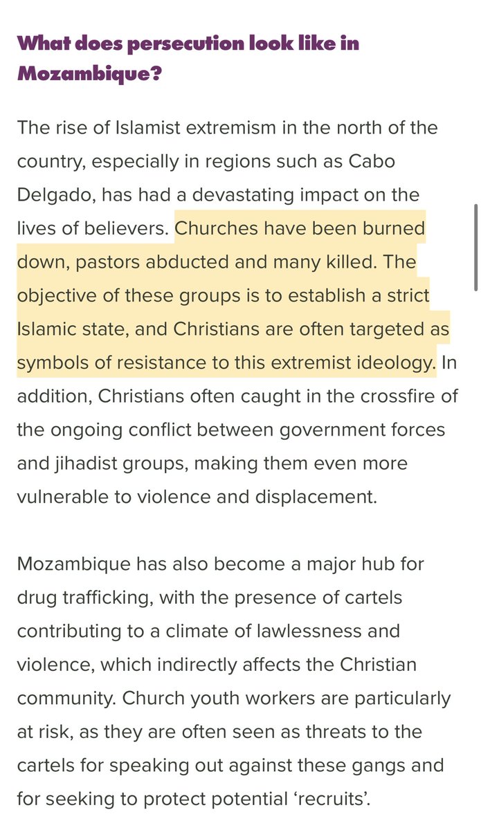 Do not forget the persecuted church this Resurrection Sunday!!! 

Millions around the world are facing imprisonment, torture and death for their faith. 

Pray for us in Mozambique…that God would move today in a profound way! ✝️🪨🕊️