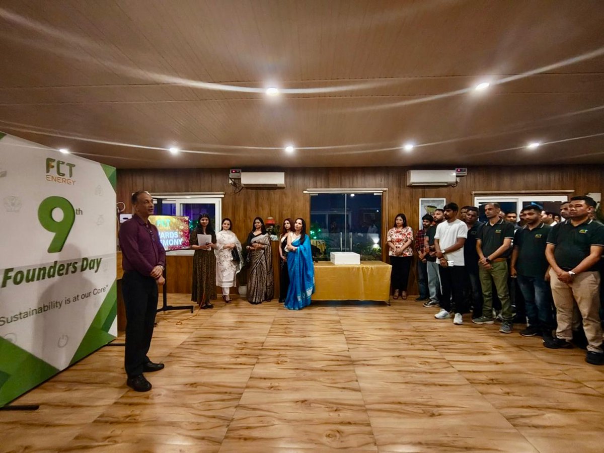 fc_tecnrgy's tweet photo. 🎉 @fc_tecnrgy turns 9!

From milestones to memories, we celebrated our 9th Founders' Day with laughter, energy, and togetherness. Here's to the journey so far – and the exciting road ahead! 🚀

#FCTecNrgy #FoundersDay #9YearsStrong #TeamFCT #CelebratingMilestones https://t.co/a8lKyf1r6o