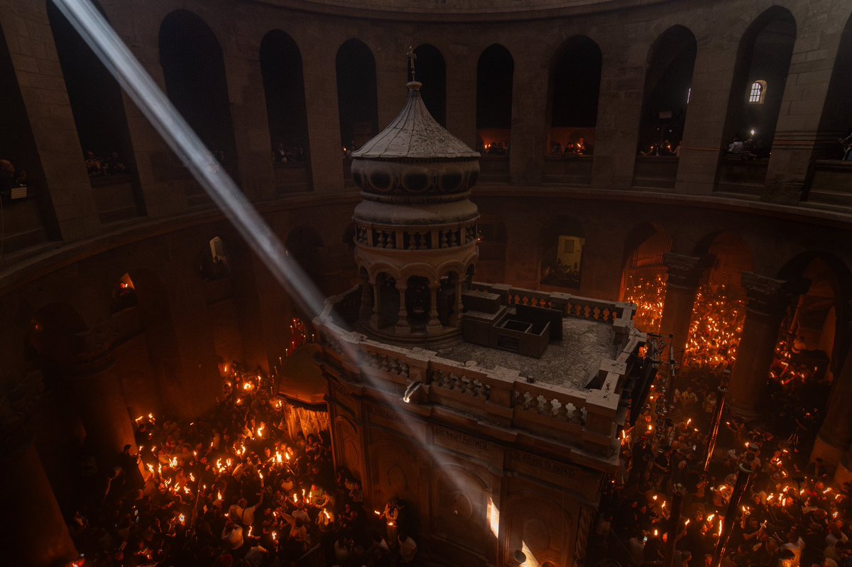 שבת האור
אתמול בכנסיית הקבר