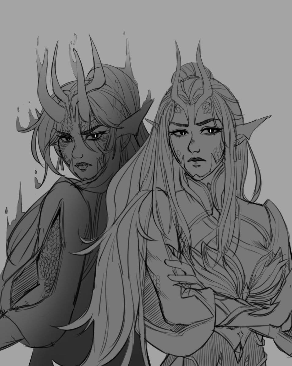 recent dnd commission for @keli_ffxiv!!