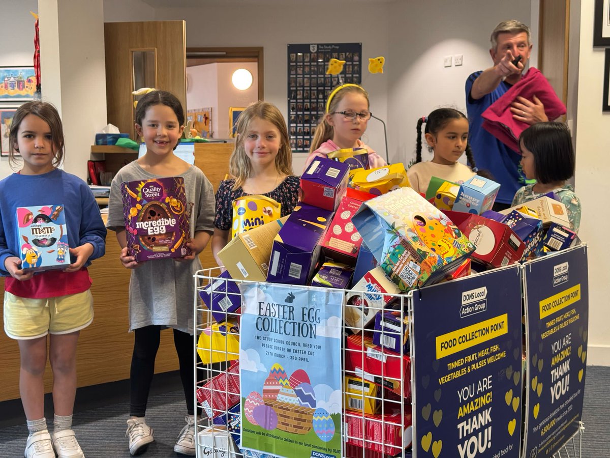 As schools across South West London rally to support our eggsellent collections, we would like to wish all of our donors and volunteers an eggstremely HAPPY EASTER! 🐣🐣🐣💛💙