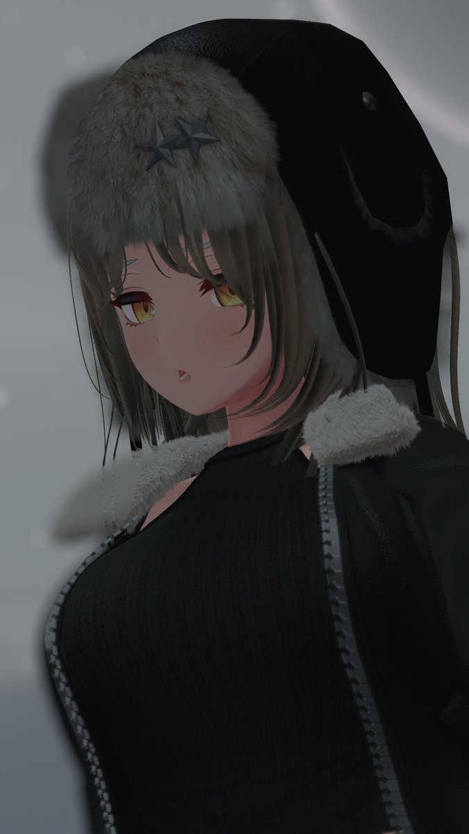 " Pretty cold here, dont'cha think? "
#VRChat #VRChatPhotography