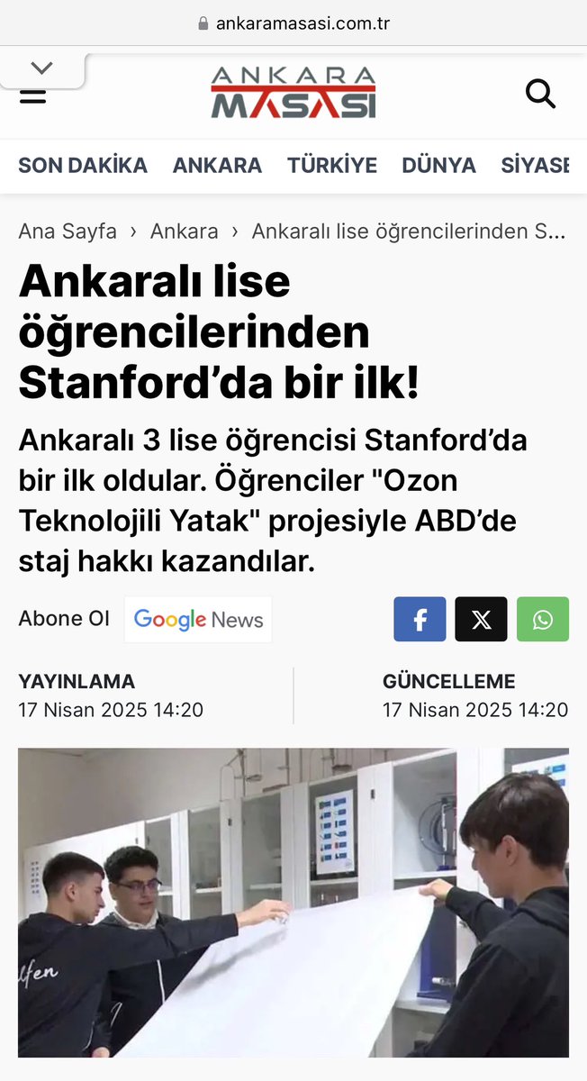 Liseden Stanford kabulü alan delikanlım.
 🤩💖🎈
