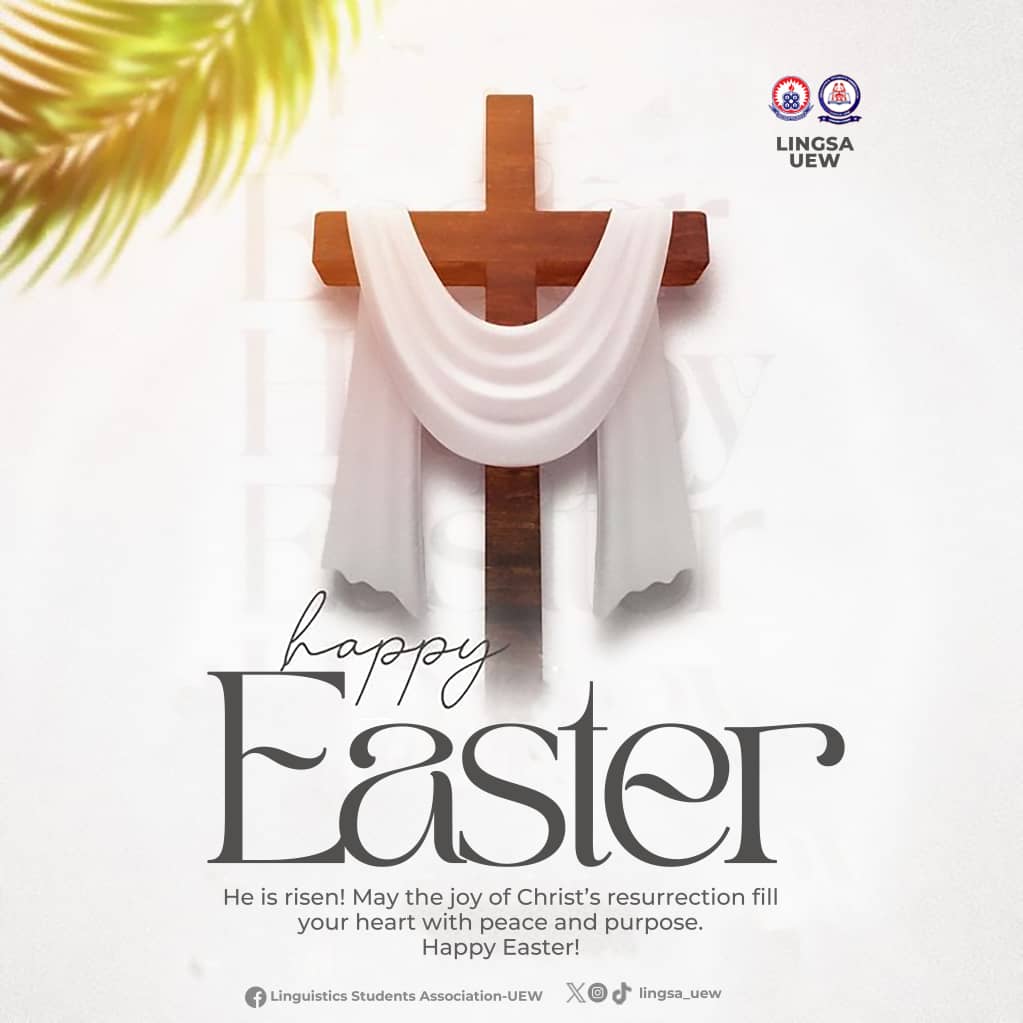 🌿He is Risen ✝️ ...
As we celebrate the victory of Christ, may His resurrection power fill our hearts with peace, purpose, and everlasting joy. 
Happy Easter to You✨🌿🐣

#lingsa-uew 
#Easter