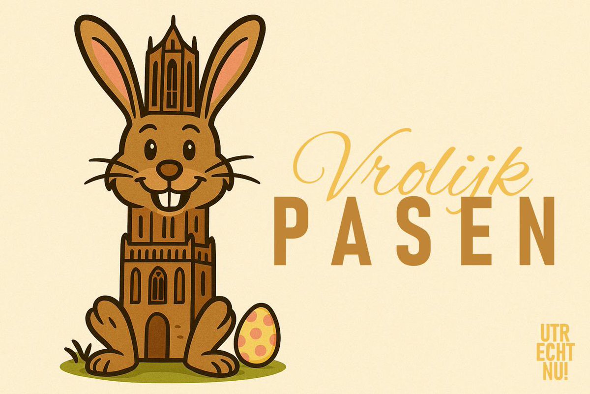 Wij wensen alle Utrechters een vrolijk Pasen! 🐰 🐣