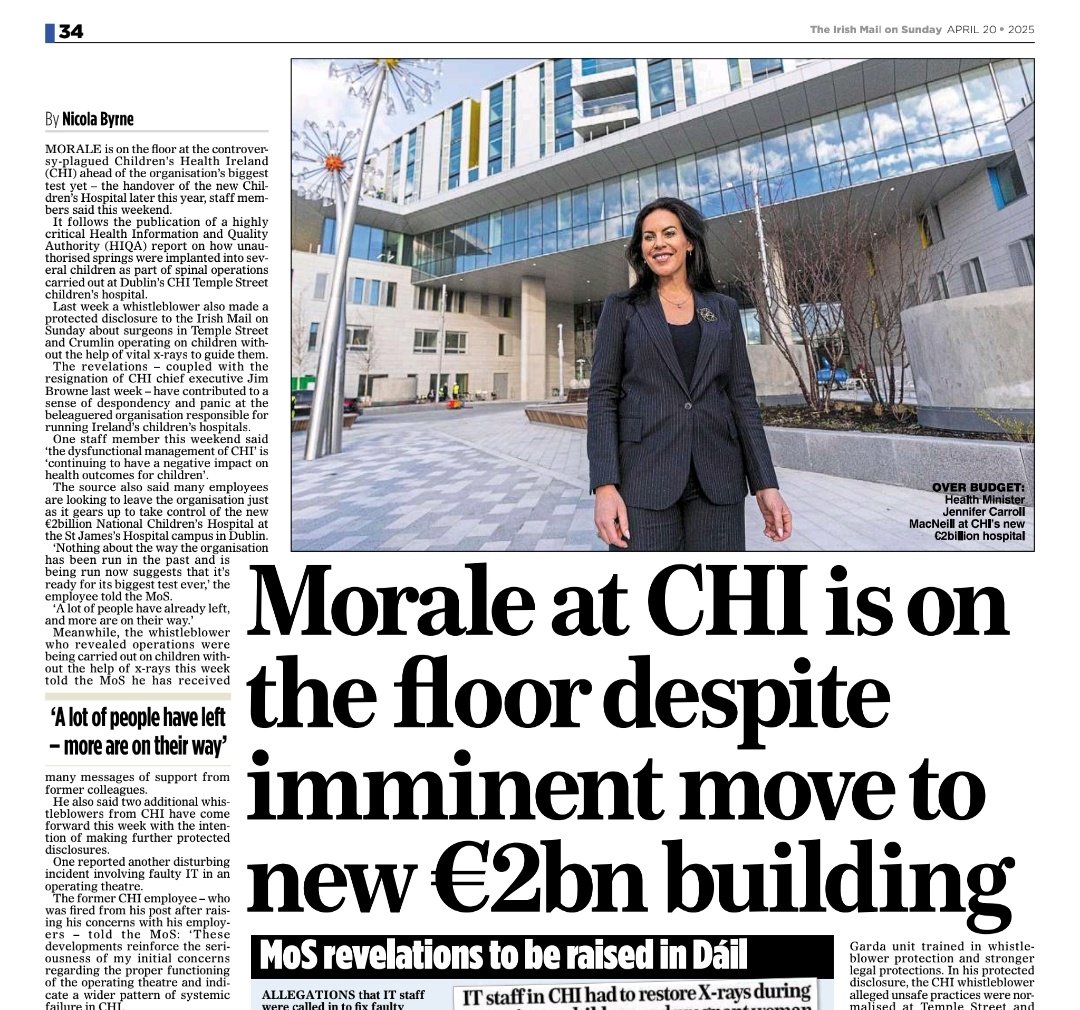 unadunphy's tweet image. The attack on #Whistleblowers is politically motivated. Further proof here that politicians won't touch #ProtectedDisclosures. The EU Directive which amended Legislation in Ireland was supposed to improve protections but it clearly has not. Serious questions need to be asked...